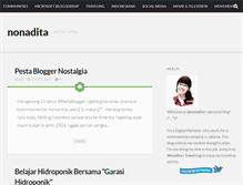 Tablet Screenshot of nonadita.com